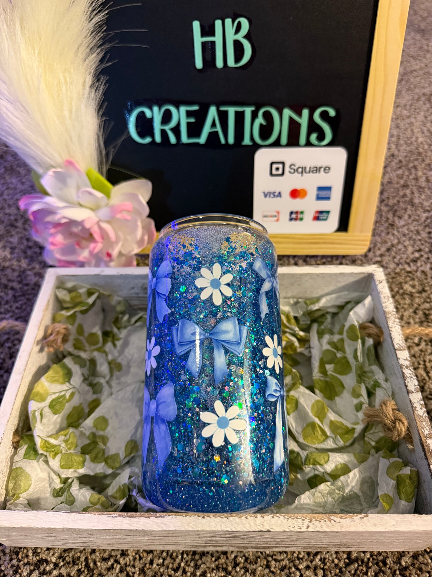 Pre-Made 16 oz Glass Snow Globe