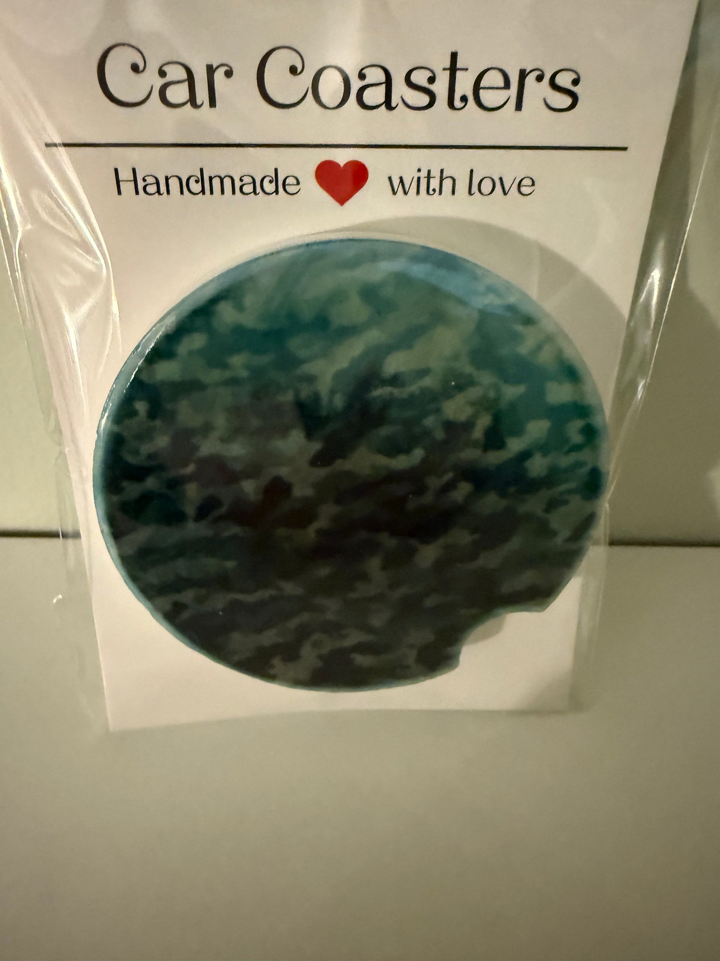 Single Ceramic Car Coaster