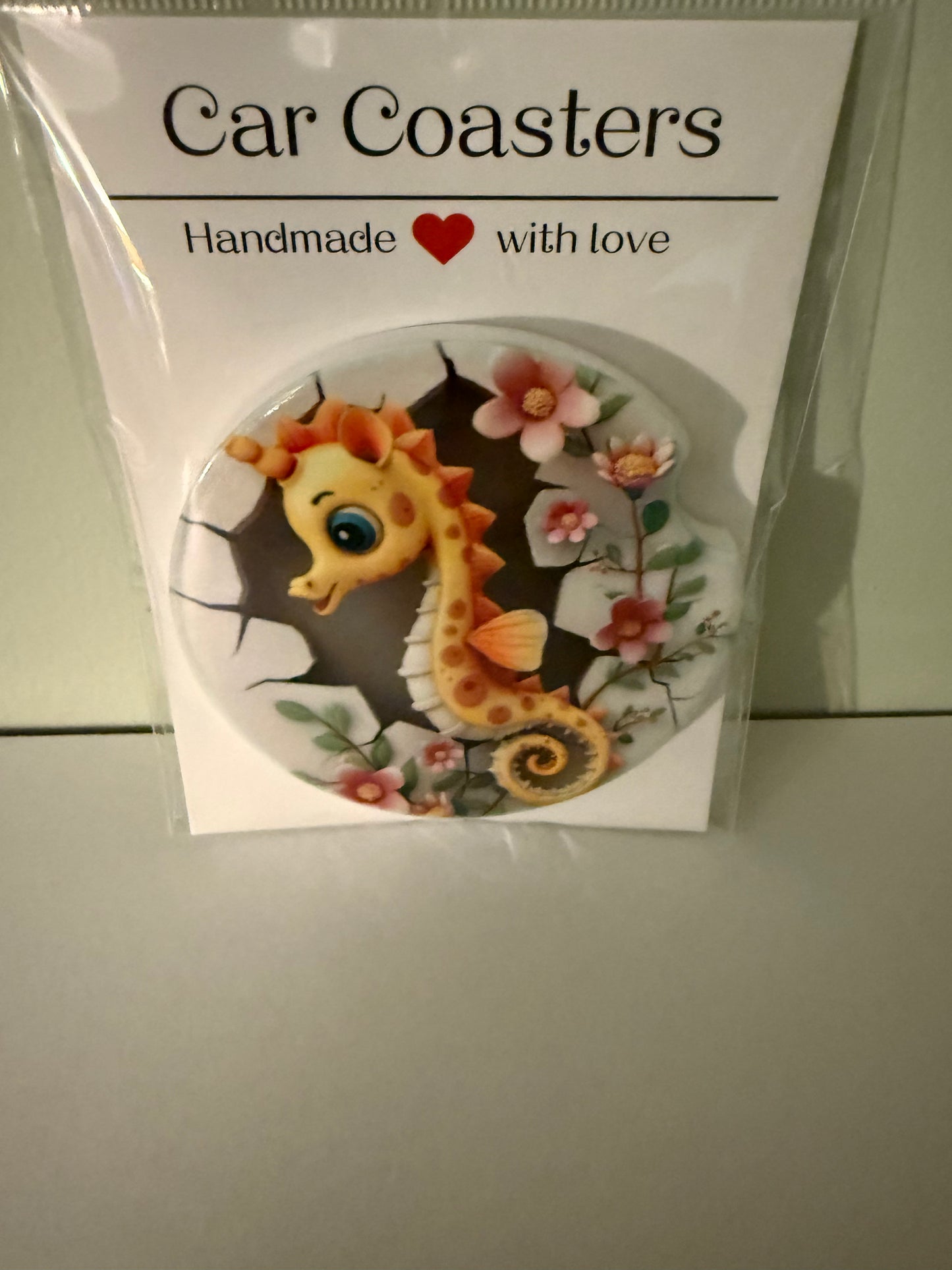 Single Ceramic Car Coaster