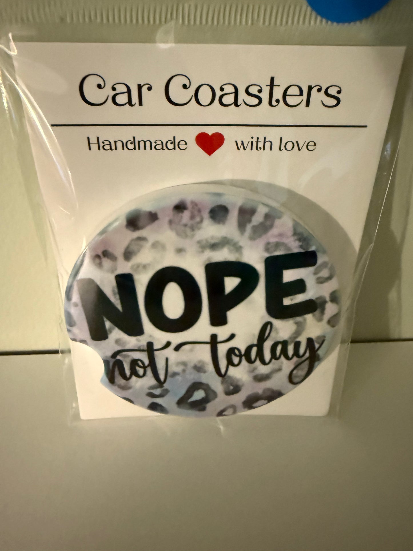 Single Ceramic Car Coaster