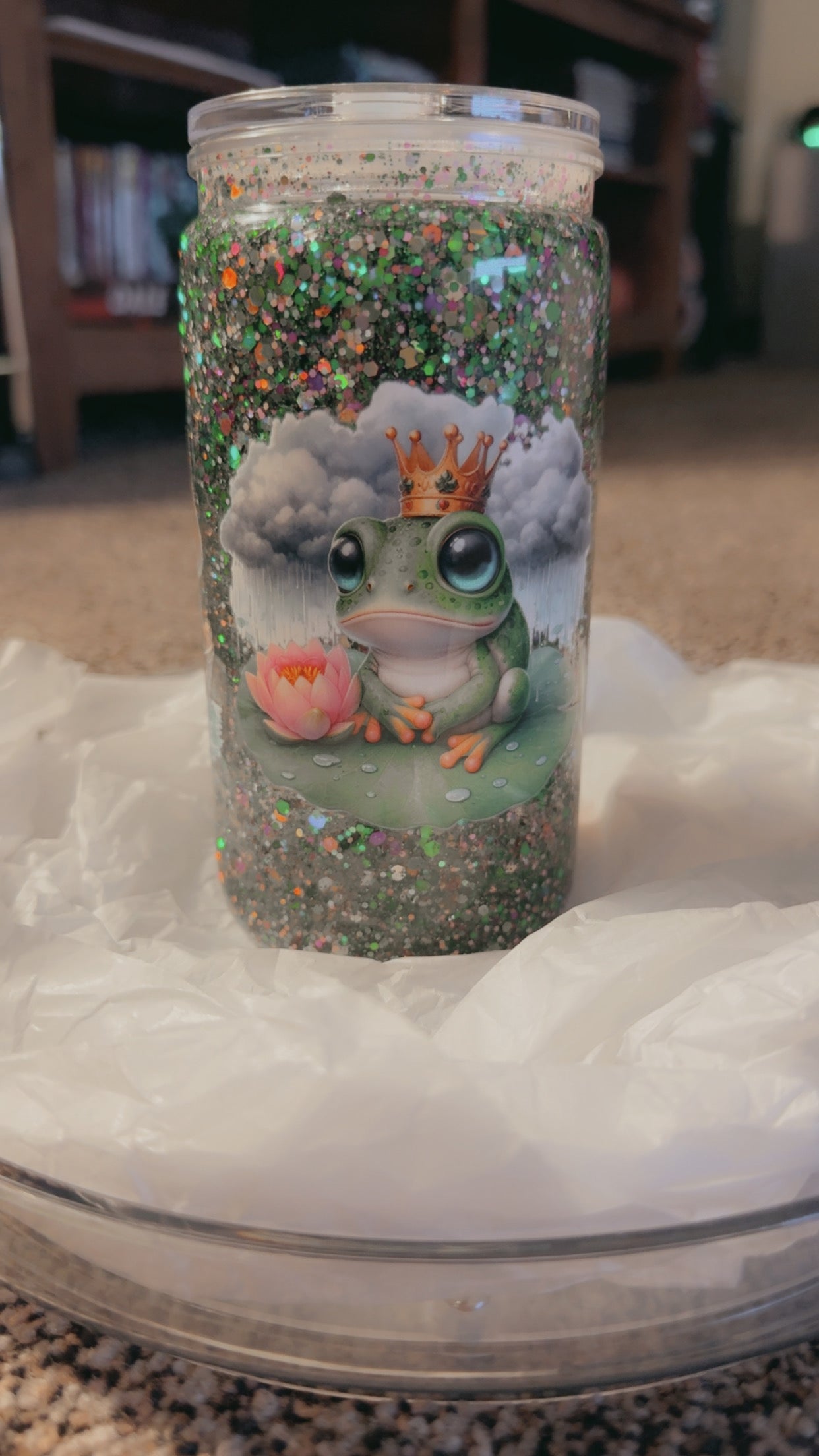 Pre-Made 16 oz Acrylic Snow Globe