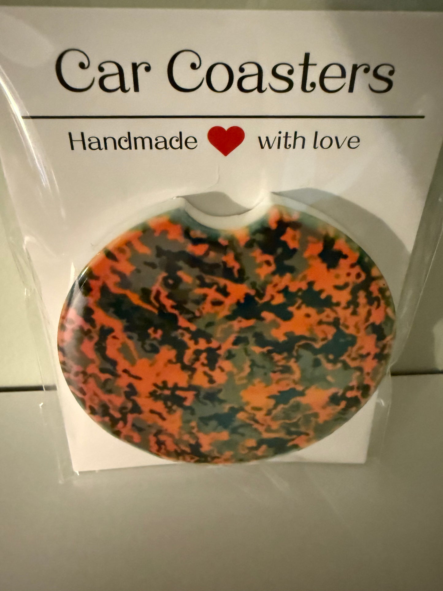 Single Ceramic Car Coaster