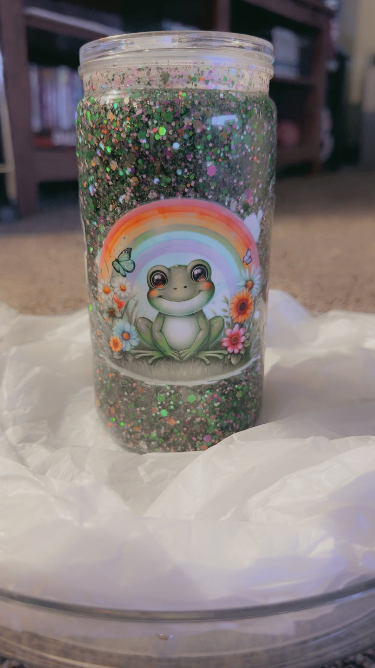 Pre-Made 16 oz Acrylic Snow Globe