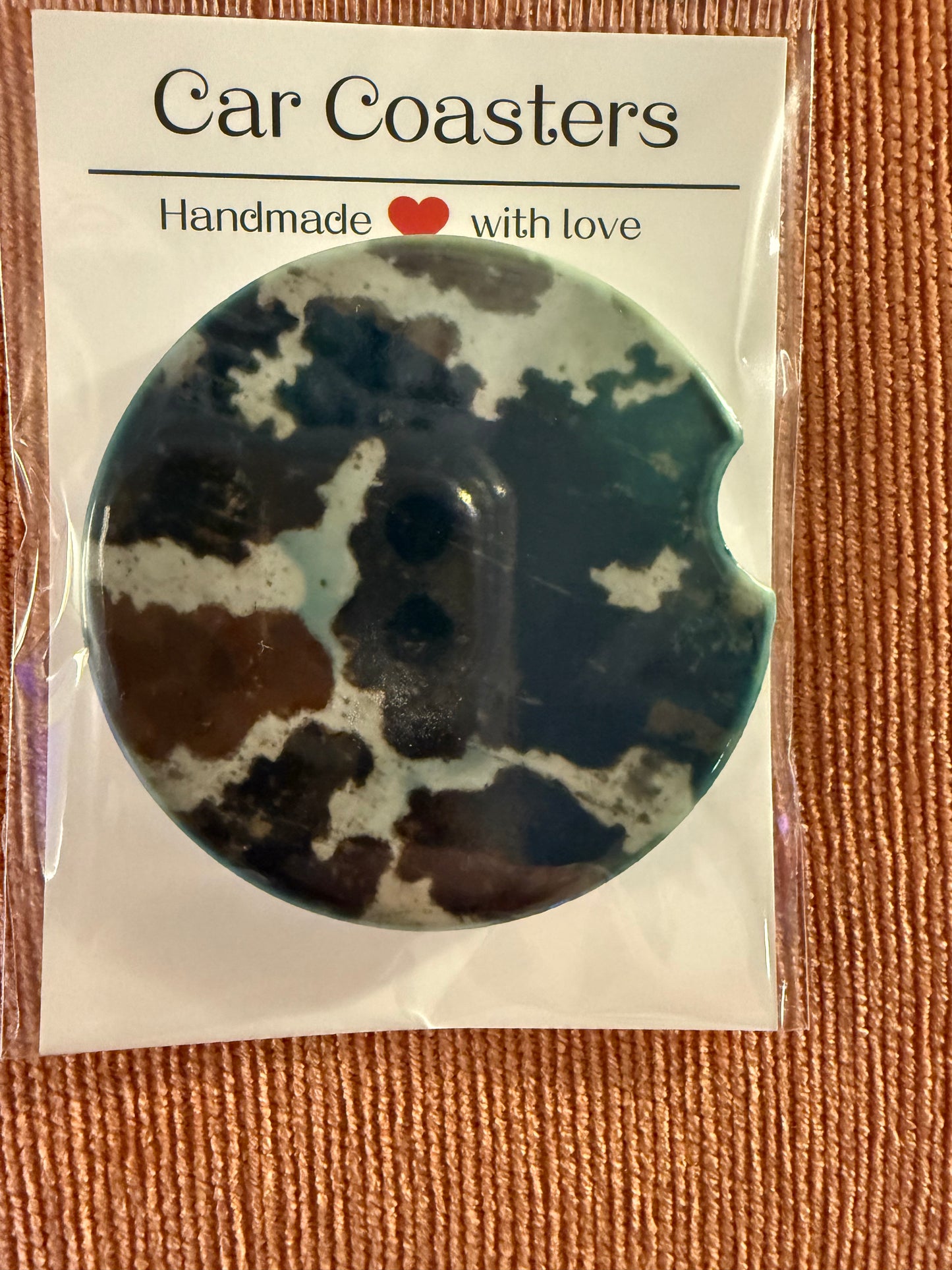 Single Ceramic Car Coaster